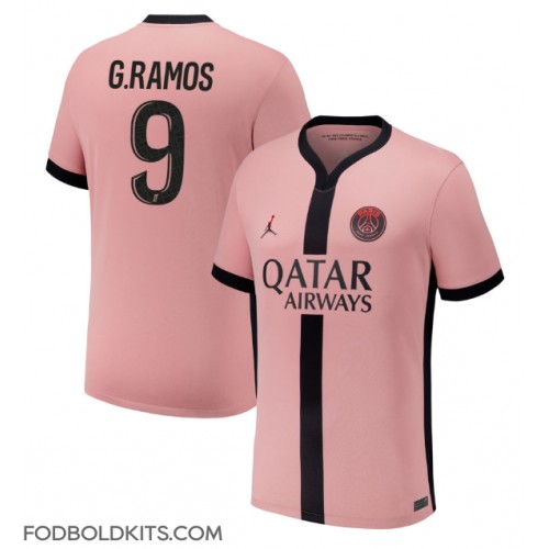 Paris Saint-Germain Goncalo Ramos #9 Tredjetrøje 2024-25 Kortærmet